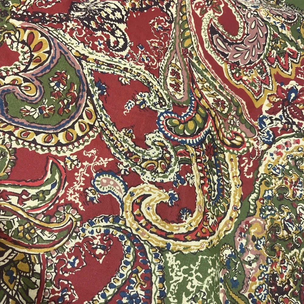 Pottery Barn Sienna Paisley Pillow Cover Euro Square 24